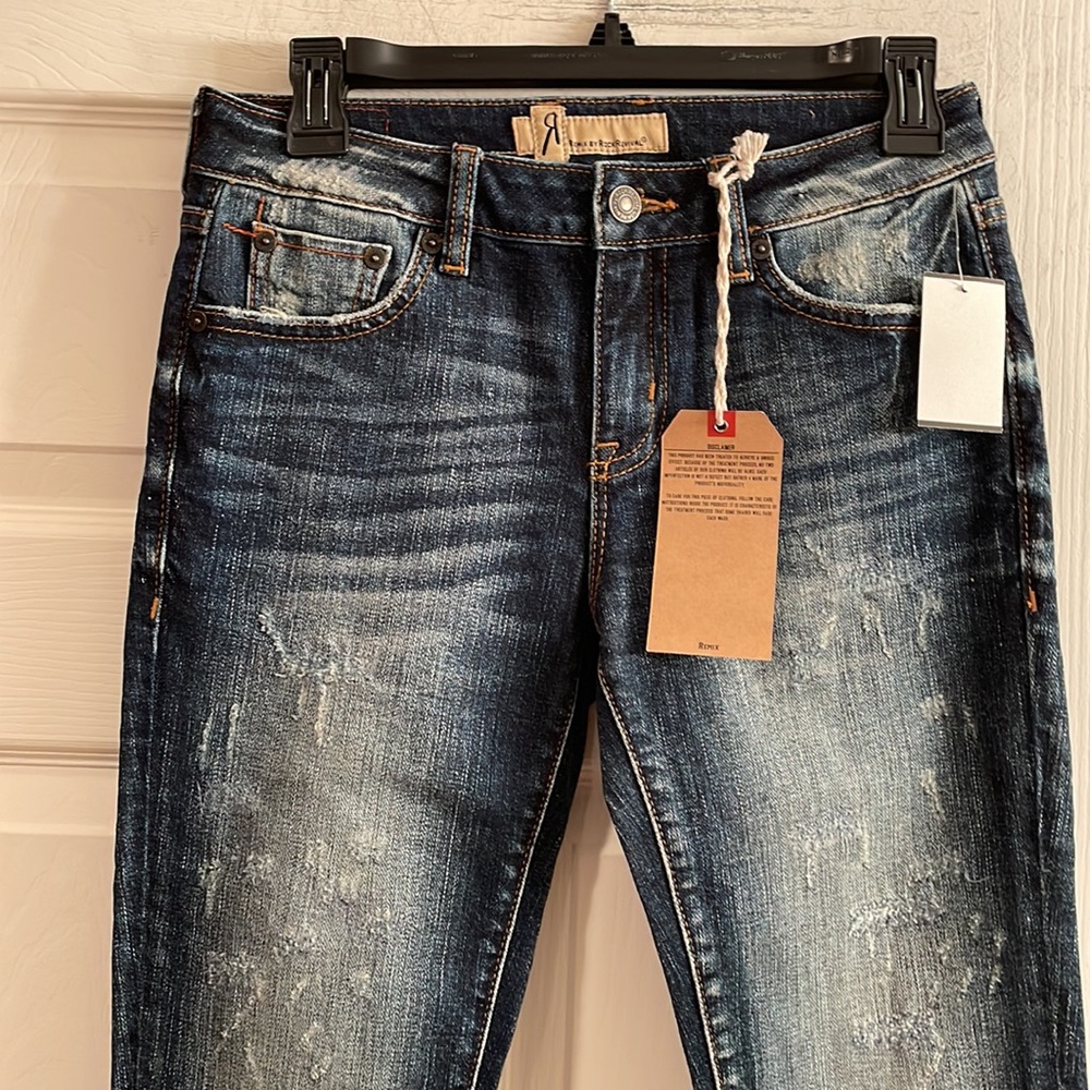 Rock Revival remix skinny jeans size 25-NWT - Picture 3 of 7